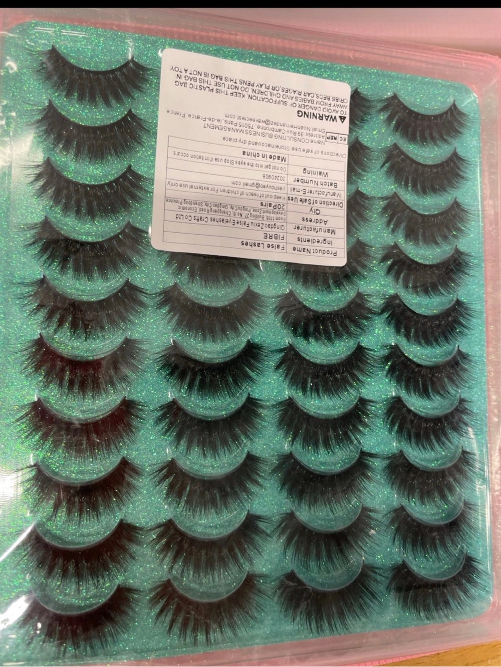 False Eyelash Set - Black Dramatic Volume Lashes